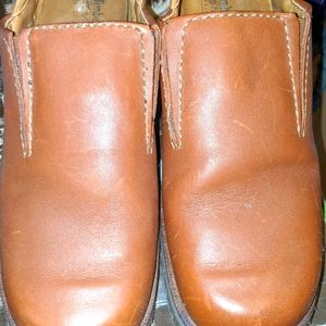 Brown Timberland shoes